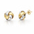 Orecchini Donna Oro Bianco Giallo 9 KT GL-SON229036