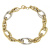 Bracciale Donna Oro Giallo Bianco GL100278