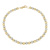 Bracciale Donna Oro Giallo Bianco GL100612