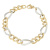 Bracciale Donna Oro Giallo Bianco GL100615