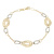 Bracciale Donna Oro Giallo Bianco GL100616