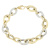 Bracciale Donna Oro Giallo Bianco GL100630