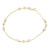 Bracciale Donna Oro Giallo Bianco GL100669
