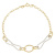 Bracciale Donna Oro Giallo Bianco GL100715