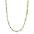 Collana Uomo Oro Giallo Bianco GL101092