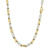 Collana Uomo Oro Giallo Bianco GL101293