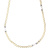 Collana Uomo Oro Giallo Bianco GL101345