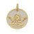 Ciondolo Angelo Oro Giallo Bianco GL101415