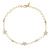 Bracciale Donna Oro Giallo Bianco GL101429