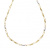 Collana Uomo Oro Giallo Bianco GL101517
