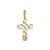 Ciondolo Croce Oro Giallo Bianco GL101557