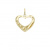 Ciondolo Cuore Oro Giallo GL101560