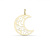 Ciondolo Luna Oro Giallo GL101561