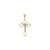 Ciondolo Croce Oro Giallo Bianco GL101574