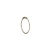 Orecchino Singolo Cerchio Oro Bianco GL101771