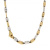 Collana Uomo Oro Giallo Bianco GL101807