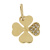 Ciondolo Donna Quadrifoglio Oro Giallo GL101898