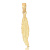 Ciondolo Piuma Oro Giallo GL102076