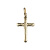 Ciondolo Croce Unisex Oro Giallo GL102080