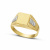 Anello Uomo Oro Bianco Giallo GL102376