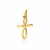 Ciondolo Croce Donna Oro Giallo GL102383