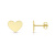 Orecchini Cuore Oro Giallo GL102495
