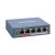 Hikvision DS-3E1105P-EI switch di rete Fast Ethernet (10/100) Supporto Power over (PoE) Blu