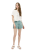 Shorts TIFFOSI vita alta art.10044495 36 Verde acqua TIFFOSI Bangladesh 100%Cotone 5601542010318