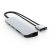 HYPER HD392-SILVER replicatore di porte e docking station per laptop USB 3.2 Gen 1 (3.1 1) Type-C Argento