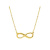 Collana con Infinito Donna in Oro Giallo GL-SON217984P