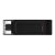 Kingston Technology 70 unità flash USB 256 GB tipo-C 3.2 Gen 1 (3.1 1) Nero
