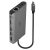 Lindy 43323 replicatore di porte e docking station per laptop Cablato USB 3.2 Gen 1 (3.1 1) Type-C Nero, Grigio