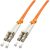 Lindy 46480 cavo a fibre ottiche 1 m LC OM2 Arancione