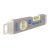 Livella a bolla magnetica compatta Rurmec LRTM 700 in alluminio a profilo liscio rettangolare, 25cm