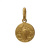 Medaglia Madonna di Lourdes Oro Giallo GL100746
