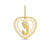 Ciondolo Madonna Giallo GL102492