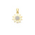 Ciondolo Margherita Oro Bianco Giallo GL102417