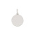 Ciondolo medaglia personalizzabile Oro bianco 803321703105