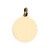 Ciondolo Medaglia Personalizzabile Oro Giallo GL102098