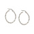 Orecchini a Cerchio Donna in Oro Bianco 803321709349