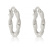 Orecchini a Cerchio Donna in Oro Bianco 803321709943