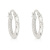 Orecchini a Cerchio Donna in Oro Bianco 803321727727