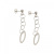 Orecchini Lunghi Donna in Oro Bianco 803321729151
