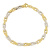 Bracciale Uomo Oro Bianco Giallo GL102060