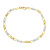 Bracciale Uomo Oro Giallo Bianco GL-SONMLP020GB21