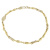 Bracciale Uomo Oro Giallo Bianco GL100565