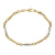 Bracciale Uomo Oro Giallo Bianco GL100600