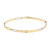 Bracciale Uomo Oro Giallo Bianco GL100811