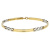 Bracciale Uomo Oro Giallo Bianco GL101226