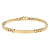 Bracciale Uomo Oro Giallo Bianco GL101230